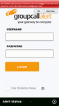Mobile Screenshot of alert.groupcall.com